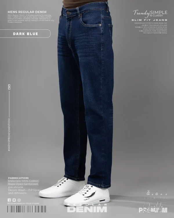 Men's Regular Jeans Dark Blue