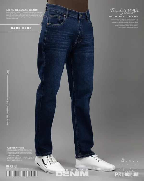 Men's Regular Jeans Dark Blue