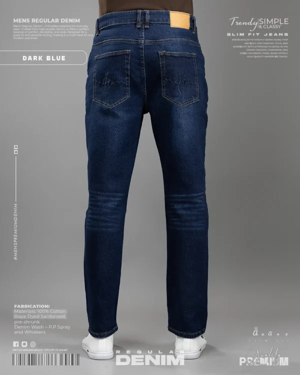 Men's Regular Jeans Dark Blue