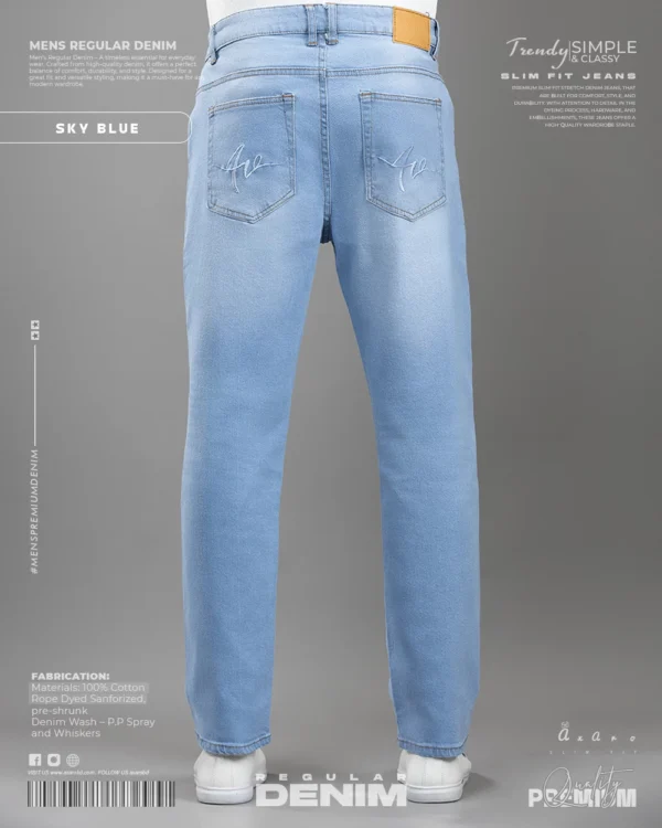 Men's Regular Jeans Sky Blue