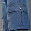 Men's Baggy Jeans Mid Blue