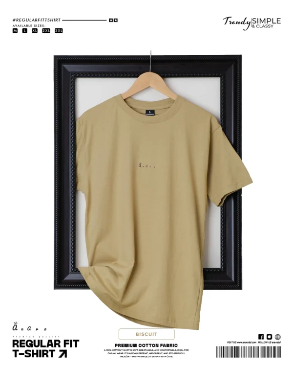 Regular Fit Plain Biscuit