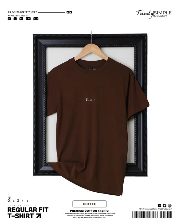 Regular Fit Plain Coffee