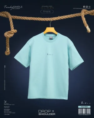 Aqua Sea Drop Shoulder Tshirt
