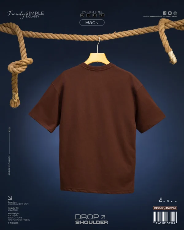 Chicory Coffee Drop Shoulder Tshirt