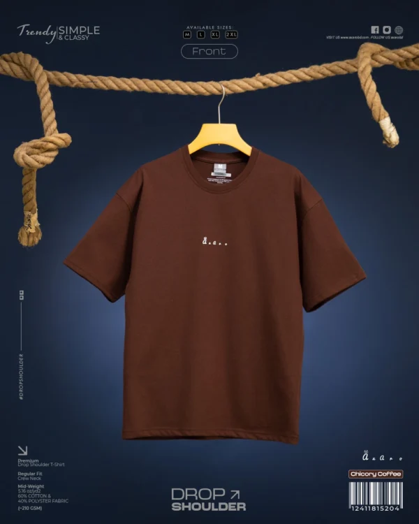 Chicory Coffee Drop Shoulder Tshirt
