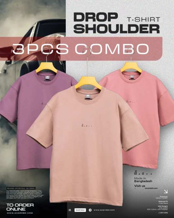 Solid Drop Shoulder Combo 3