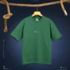 Dark Green Drop Shoulder Tshirt