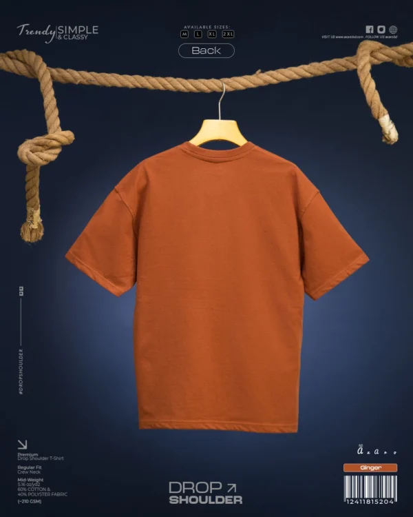 Ginger Drop Shoulder Tshirt