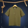 Olive Drop Shoulder Tshirt