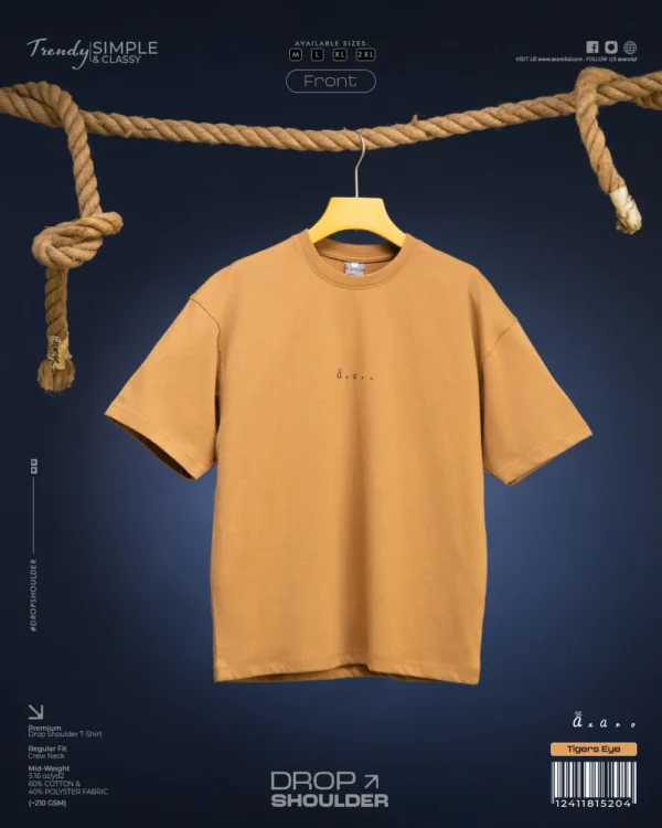 Tiger's Eye Drop Shoulder Tshirt
