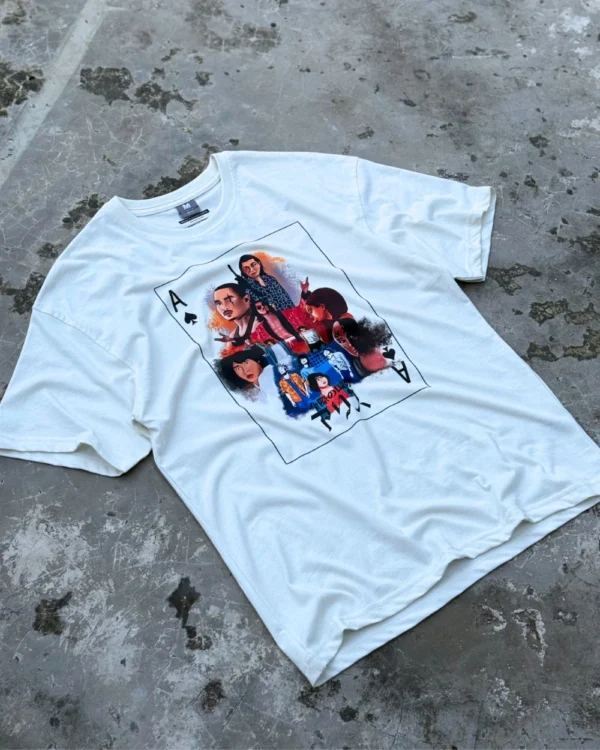 Alice in Borderland Ace of Spade White Drop Shoulder