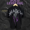 Solo Leveling Black Drop Shoulder T-shirt