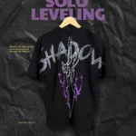 Solo Leveling Black Drop Shoulder T-shirt