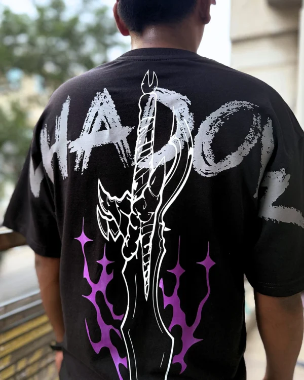 Solo Leveling Black Drop Shoulder T-shirt