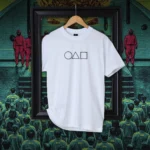 Regular Fit Squid Game Logo White