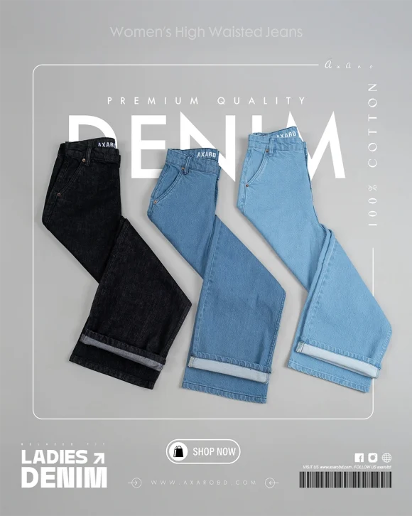 High Waisted Denim